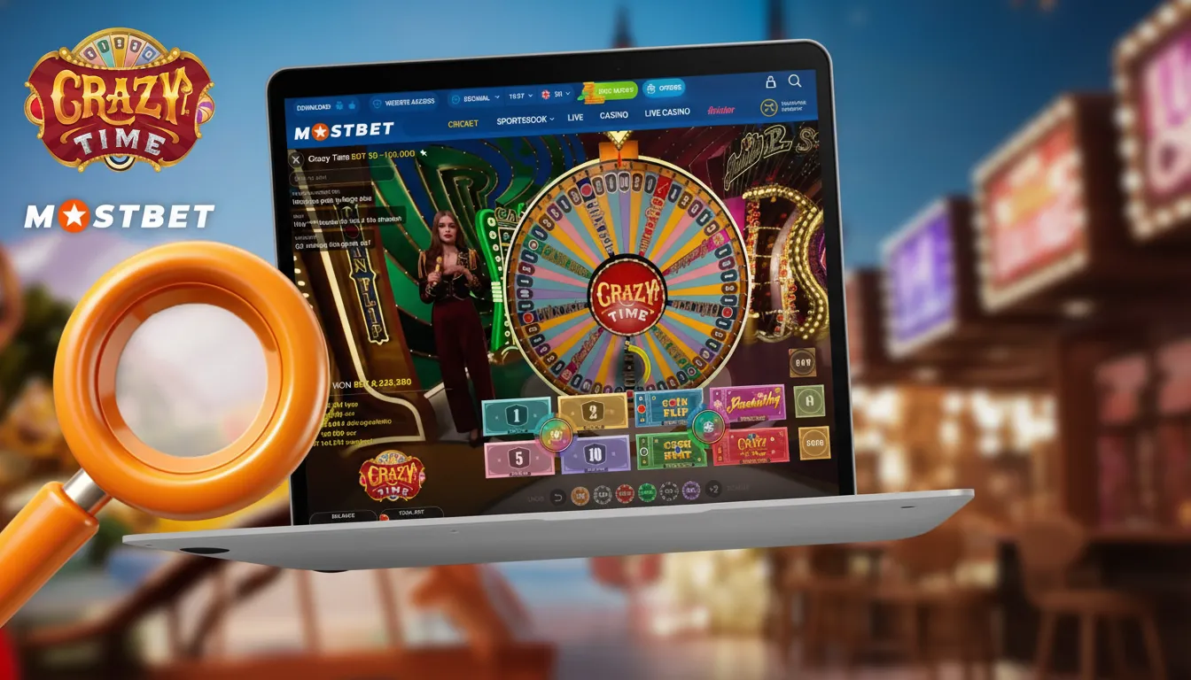 MostBet live Crazy Time